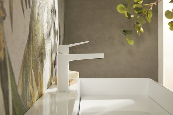 KFA Armatura Malaga White baterie lavoar stativ alb 4522-815-44