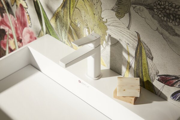 KFA Armatura Malaga White baterie lavoar stativ alb 4522-815-44