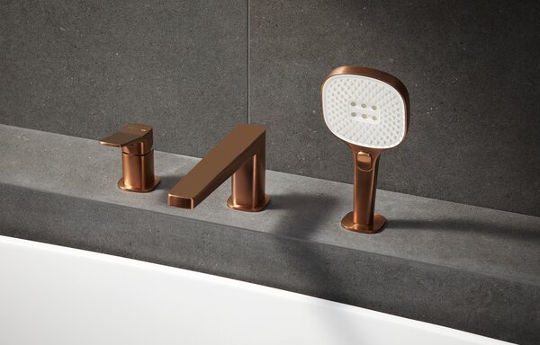 KFA Armatura Malaga Rose Gold baterie cadă-duș cadă || 4525-210-34