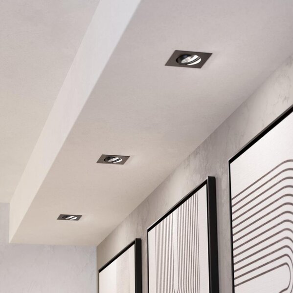 Eglo 902284 - Set 3x LED plafoniere SALICETO LED/4,8W/230V 8,8x8,8 cm negre