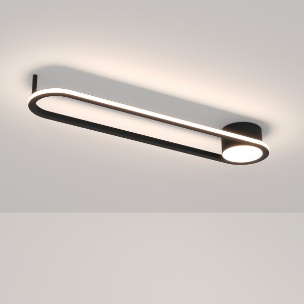 Plafonieră LED Eglo COLLECORVINO 902151-LED, 24W/230V, 2700/4000/6500K, neagră