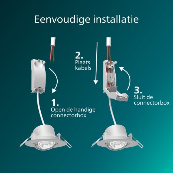 Philips - Lampă LED încastrată reglabilă CILANTRO LED/5W/230V 4000K albă