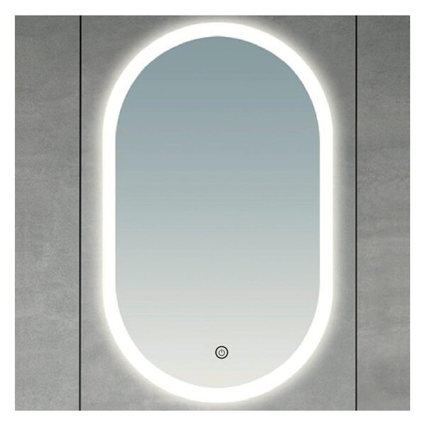 Brilagi - Oglindă de baie LED LECCO, 25W/230V, 50x80 cm, IP44, CRI 90, dimabilă + CCT
