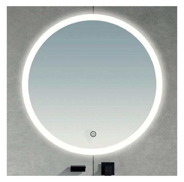 Brilagi - Oglindă de baie LED CUNEO/19W/230V diam. 60 cm IP44 CRI 90 cu dimmer + CCT