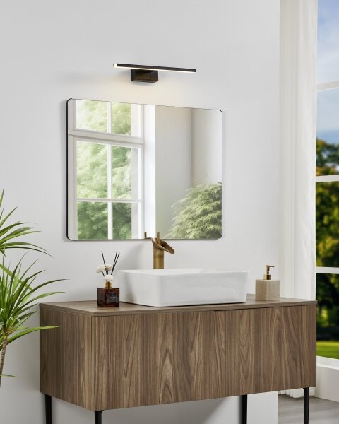 Eglo 901847-LED CONETTILLA Lumină pentru oglindă de baie LED/7W/230V 40 cm IP44 negru