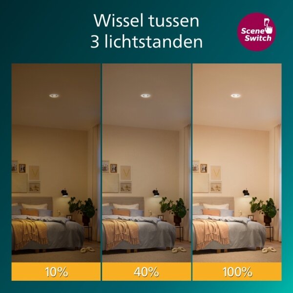 Philips - Lampă LED încastrată reglabilă CILANTRO LED/5W/230V 4000K albă
