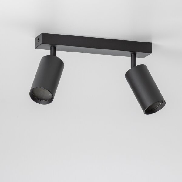 Brilagi - Spot LED RGBW reglabil SELE 2xGU10/4,8W/230V, negru