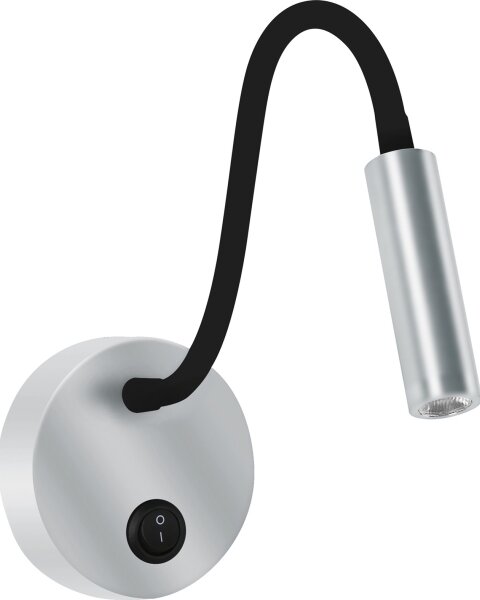 Lampă LED flexibilă de perete Brilagi MAYA LED/3W/230V 4000K argintiu