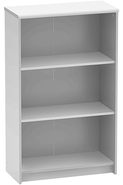 Biblioteca JOHAN 2 NEW 03, alb, DTD laminat, 72.5x33.8x115 cm