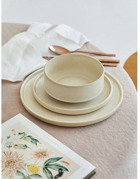 Set de 18 vase din gresie crem Bonami Selection Malia