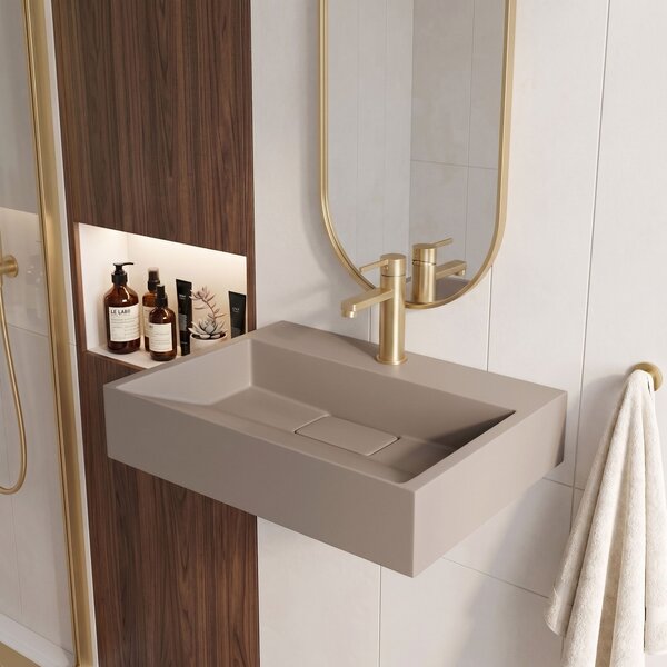 Lavoar din compozit Rea GOYA TAUPE 50CM