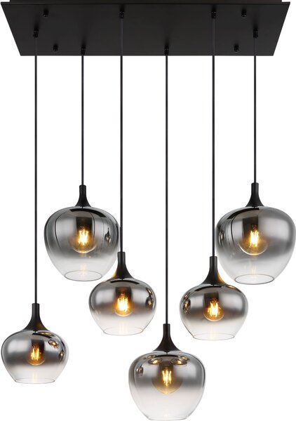 Globo Lighting Maxy lampă suspendată 6x40 W negru 15548-6H