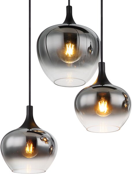 Globo Lighting Maxy lampă suspendată 6x40 W negru 15548-6H