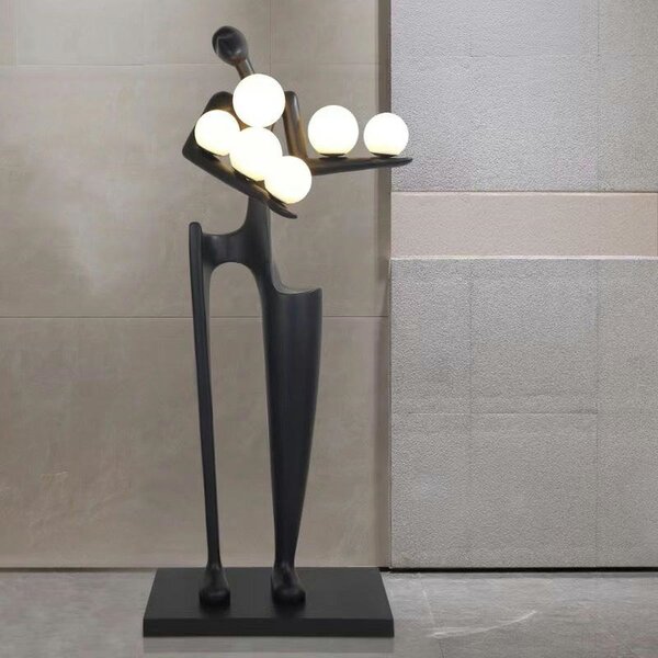 Moosee Human lampă de podea 6x40 W alb-negru MSE010100381