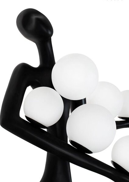 Moosee Human lampă de podea 6x40 W alb-negru MSE010100381