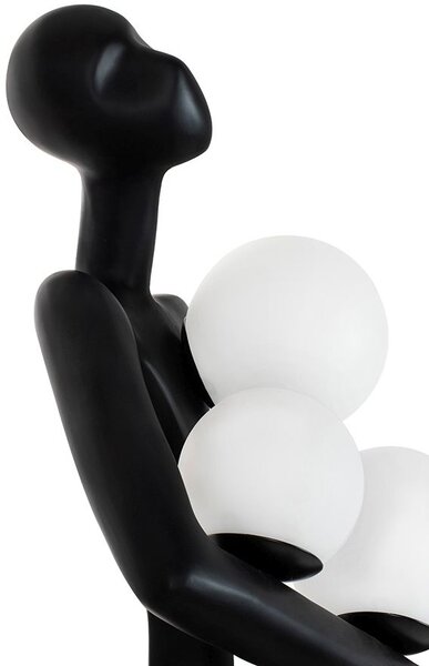 Moosee Human lampă de podea 6x40 W alb-negru MSE010100381