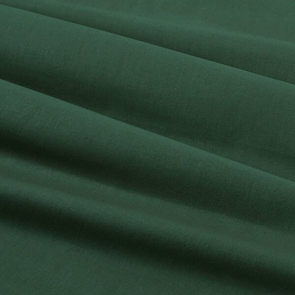 Goldea față de masă 100% bumbac verde închis - ovală 140 x 180 cm