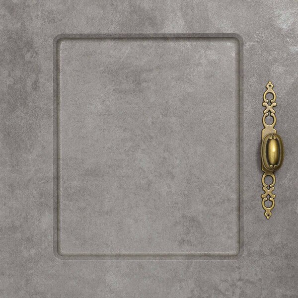 Buton metalic cu sild pentru mobilier model Rabat, 22/136x26 mm, antic auriu