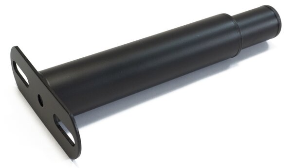Picior metalic reglabil pentru somiera, Ø38,5 mm, H 175–335 mm, finisaj negru