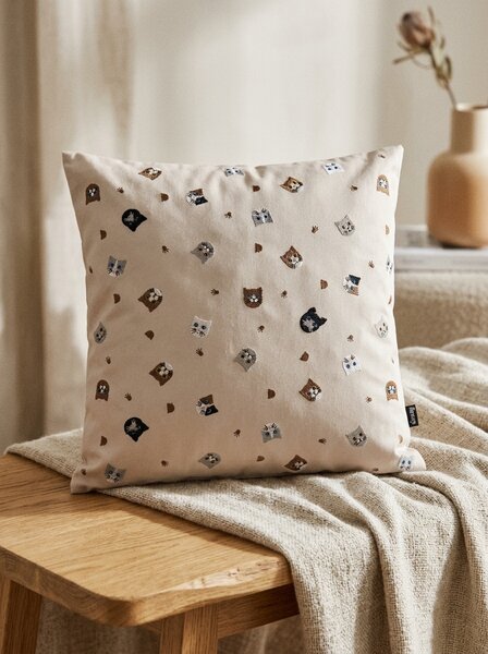 Sinsay - Perna cu broderie decorativă - bej