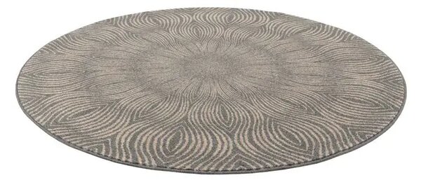 Covor lana rotund Nasto popiel grey Selectează mărime: 133 X 133