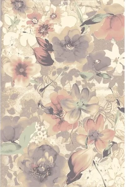 Covor lana floral Marica Selectează mărime: 160 X 240