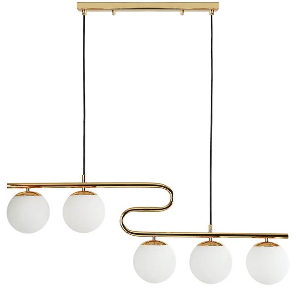 Lampă suspendată APP1599-5CP Gold