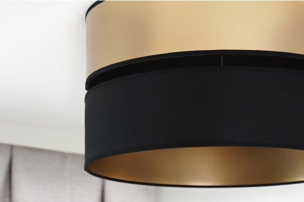 Plafonieră Brilagi ROYAL 1xE27/15W/230V d. 40 cm negru/auriu
