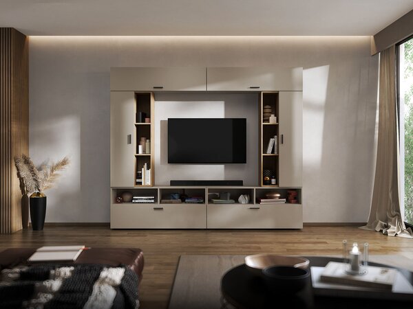 Biblioteca Living Sunny - Bej / Casmir - C01