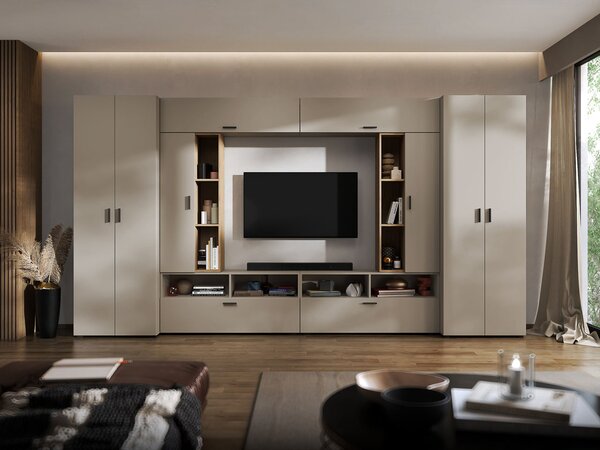 Biblioteca Living Sunny - Bej / Casmir - C03