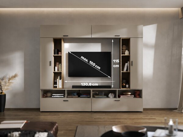 Biblioteca Living Sunny - Bej / Casmir - C02