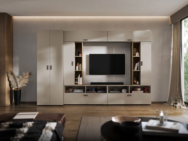 Biblioteca Living Sunny - Bej / Casmir - C02