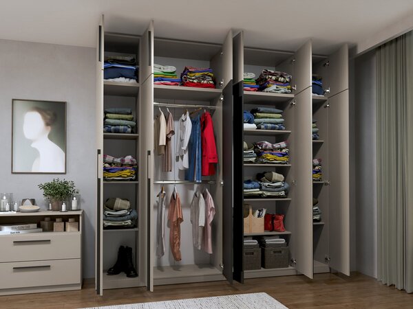 Dulap Dormitor Sand 6U - 246x48x240