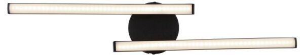 Plafonieră LED Globo 67178SC ELOISE 2xLED/6W/230V negru