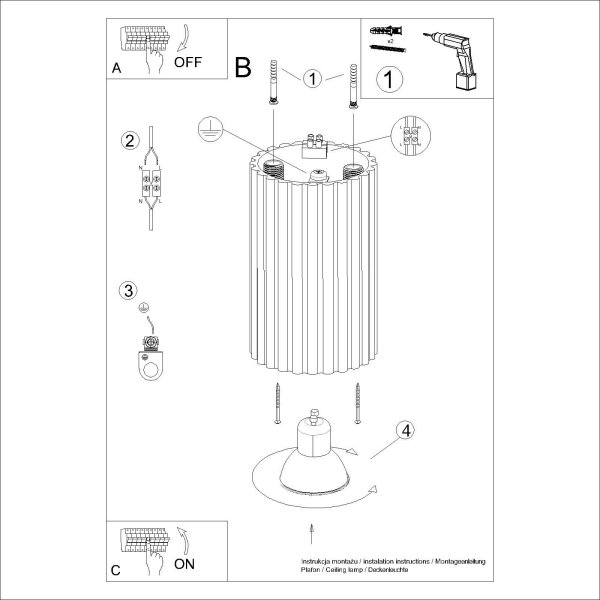 Brilagi - Spot LED CRESTO 1xGU10/10W/230V, 10 cm, auriu