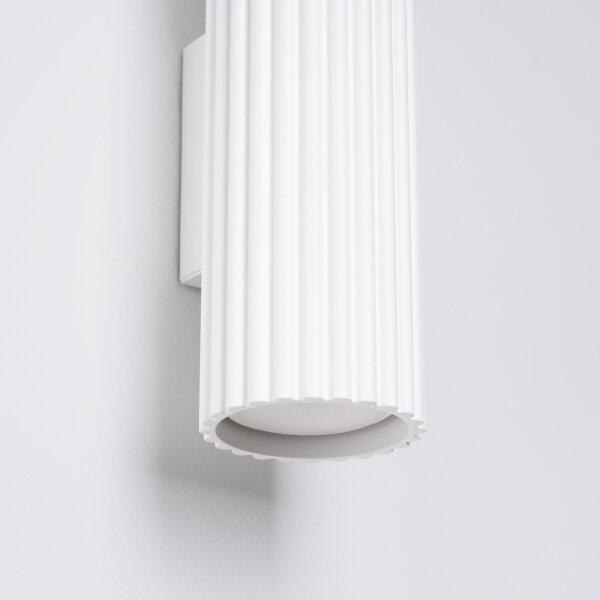 Brilagi - Aplică LED de perete CRESTO 2xGU10/10W/230V 30 cm albă