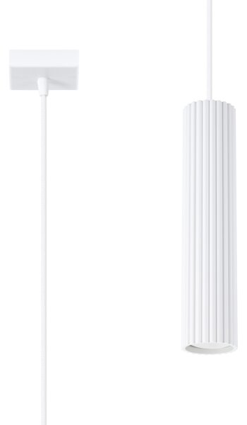Brilagi - Lustră LED suspendată pe cablu CRESTO 1xGU10/10W/230V albă