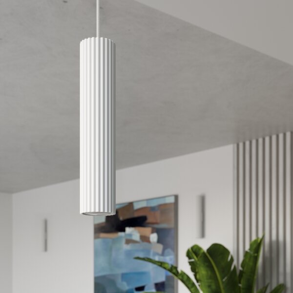 Brilagi - Lustră LED suspendată pe cablu CRESTO 1xGU10/10W/230V albă