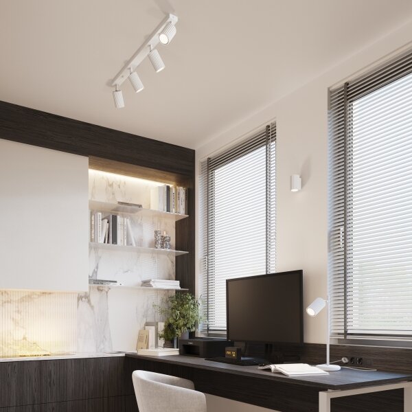 Aplică Sollux SL.1646 KARBON 1xGU10/10W/230V alb