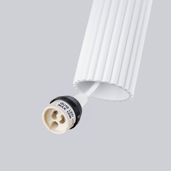 Lustră pe cablu Sollux SL.1536 KARBON 2xGU10/10W/230V alb