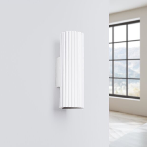 Aplică Sollux SL.1647 KARBON 2xGU10/10W/230V alb