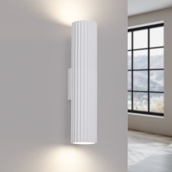 Aplică Sollux SL.1539 KARBON 2xGU10/10W/230V alb