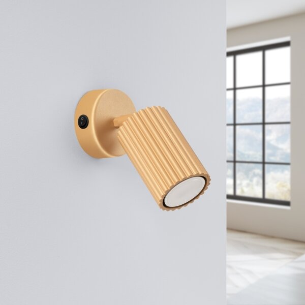 Brilagi - Aplică spot LED de perete CRESTO 1xGU10/10W/230V, auriu