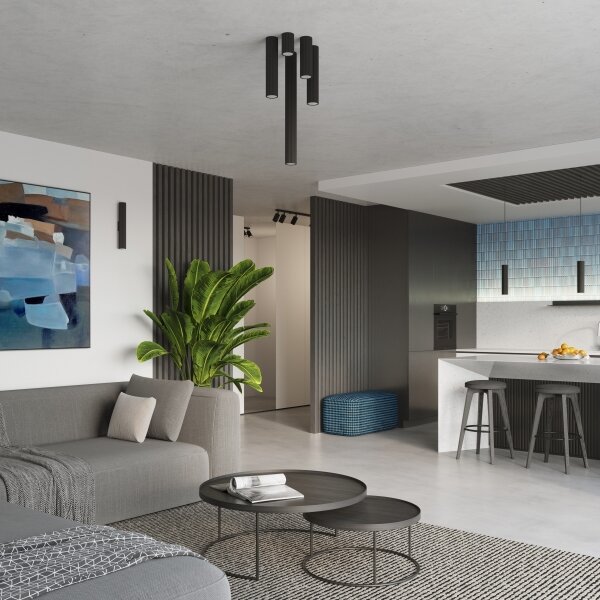 Brilagi - Spot LED CRESTO 1xGU10/10W/230V 10 cm negru