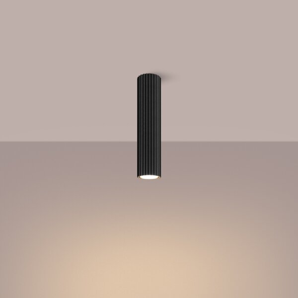 Spot Sollux SL.1570 KARBON 1xGU10/10W/230V 30 cm negru