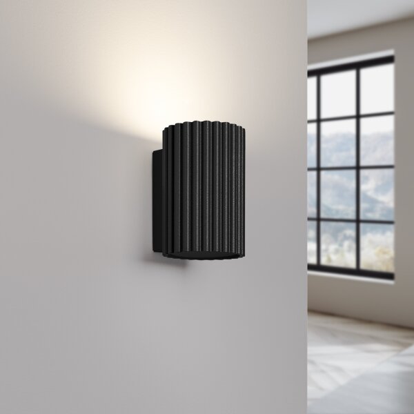 Brilagi - Aplică de perete LED CRESTO 1xGU10/10W/230V, 10 cm, negru