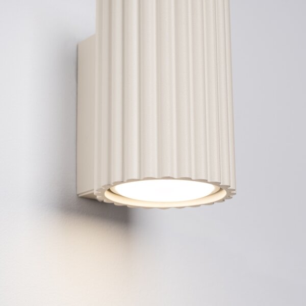 Brilagi - Aplică de perete LED CRESTO, 1xGU10/10W/230V, 10 cm, crem