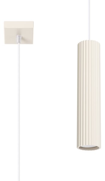 Lustră pe cablu Sollux SL.1592 KARBON 1xGU10/10W/230V crem
