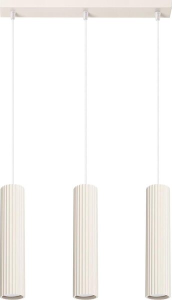 Lustră pe cablu Sollux SL.1594 KARBON 3xGU10/10W/230V crem