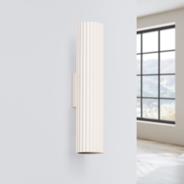Brilagi - Aplica de perete LED CRESTO, 2x GU10 / 10W / 230V, 30 cm, crem